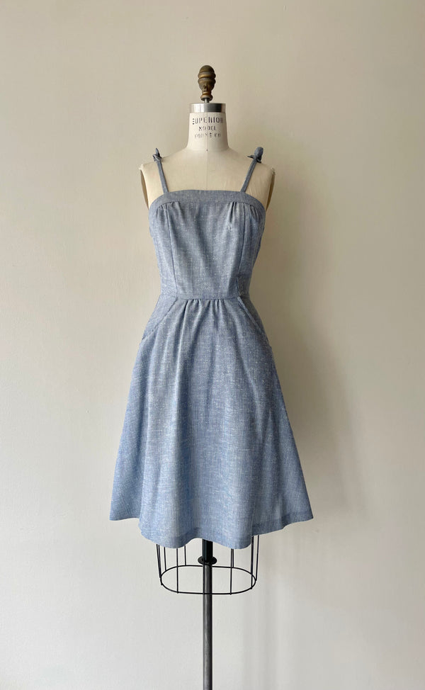 Chambray Stripe Dress | 1980s