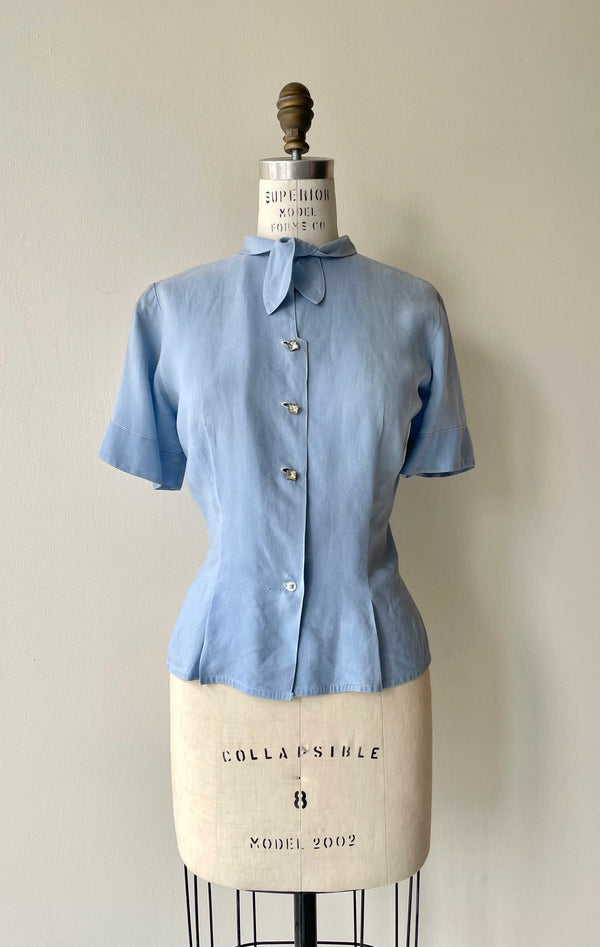 Linen Blouse | 1950s