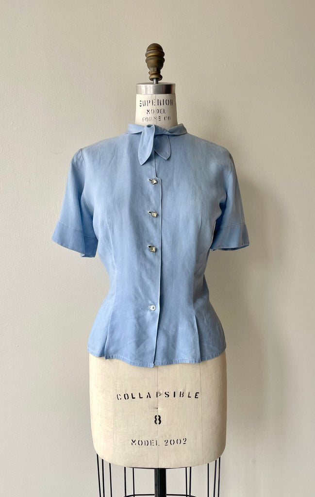 Linen Blouse | 1950s