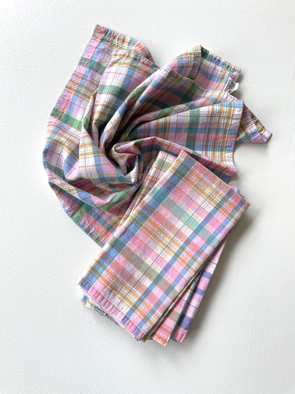 Pastel Madras Napkins