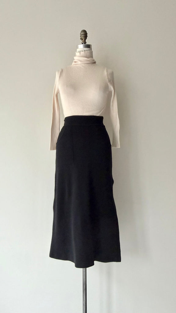 Sonia Rykiel Wool Knit Skirt | 1990s