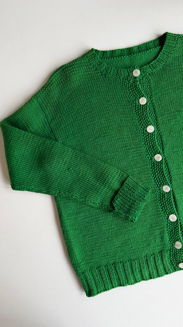 Handknit Wool Cardigan