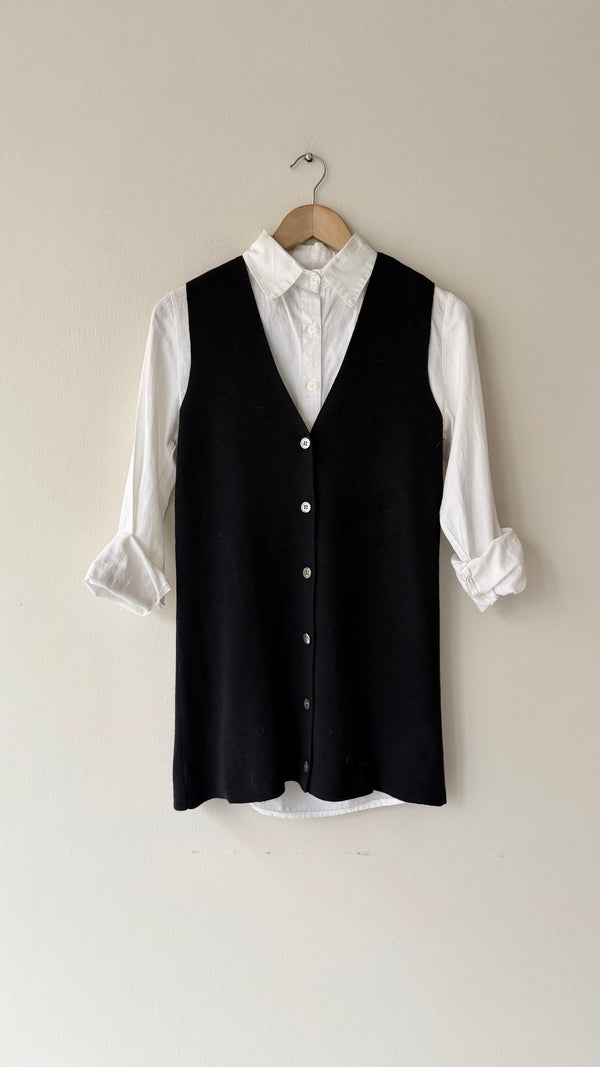 DKNY Wool Knit Vest