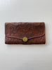 Tooled Leather Clutch | 1940s