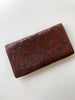 Tooled Leather Clutch | 1940s