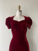 Bisou Silk Velvet Dress | 1930s