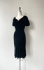 Nyx Silk Velvet Dress | 1930s