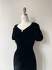 Nyx Silk Velvet Dress | 1930s