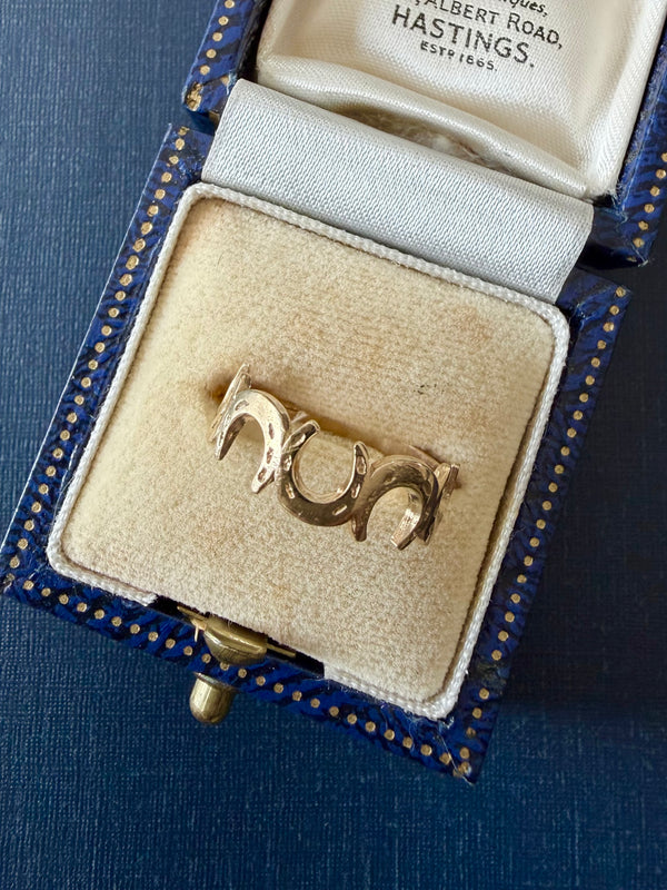 10K Gold Horseshoe Ring