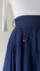 Navy Circle Skirt | 1950s