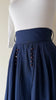 Navy Circle Skirt | 1950s