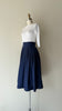 Navy Circle Skirt | 1950s
