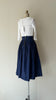 Navy Circle Skirt | 1950s