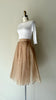Toasted Sheer Skirt | 1950s