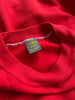 Red Raglan Sweatshirt | 1980s
