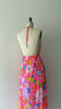 Lilly Pulitzer Halter Maxi Dress | 1970s