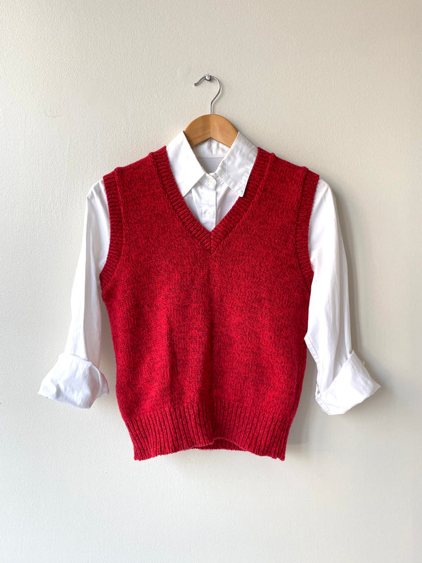 L.L. Bean Shetland Wool Vest | 1980s