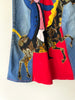 Revolutionary Applique Denim Skirt | 1970s