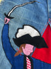 Revolutionary Applique Denim Skirt | 1970s