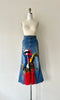 Revolutionary Applique Denim Skirt | 1970s