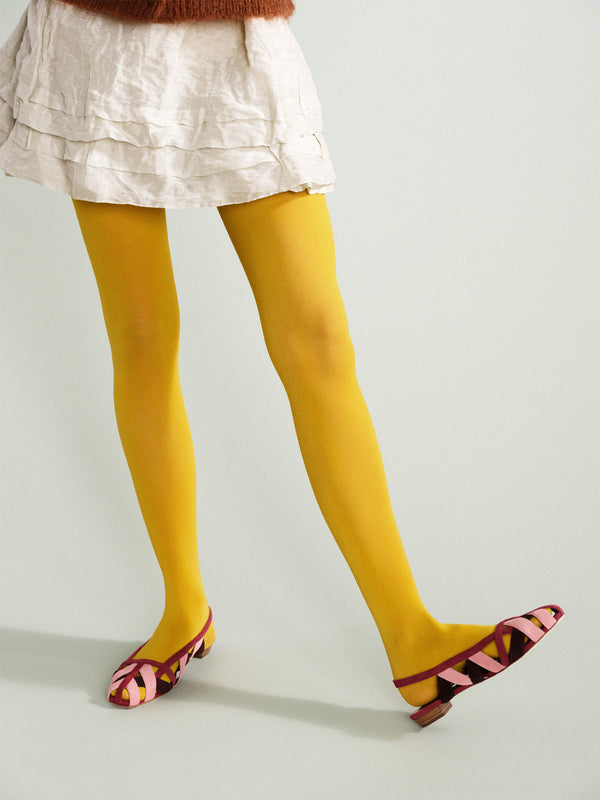 Hansel From Basel Tights | Yellow