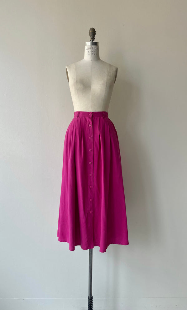 Dahlia Silk Skirt