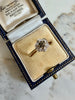 10K Diamond & Sapphire ring