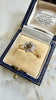 10K Diamond & Sapphire ring