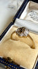 10K Diamond & Sapphire ring