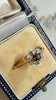 10K Diamond & Sapphire ring