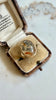 Vintage 10K Moss Agate Ring