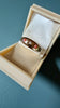 10K Coral & Seed Pearl Ring