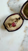 10K Garnet Claddagh Ring
