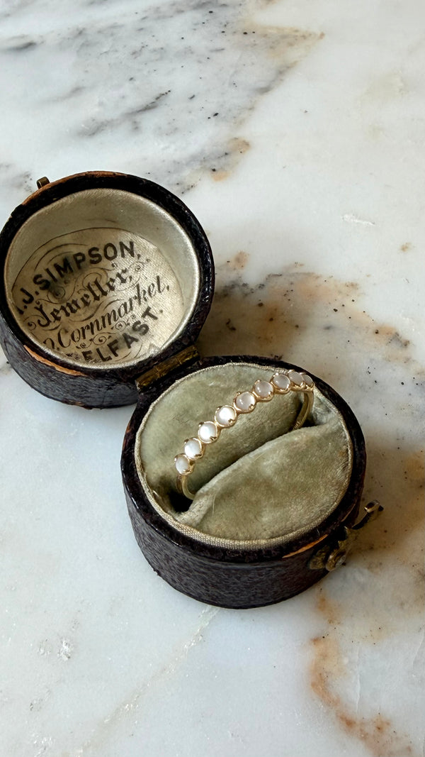 14K Moonstone Ring
