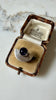 Modernist Sterling & Amethyst Ring