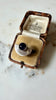 Modernist Sterling & Amethyst Ring
