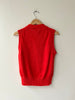 Little Red Sweater Vest | 1970s