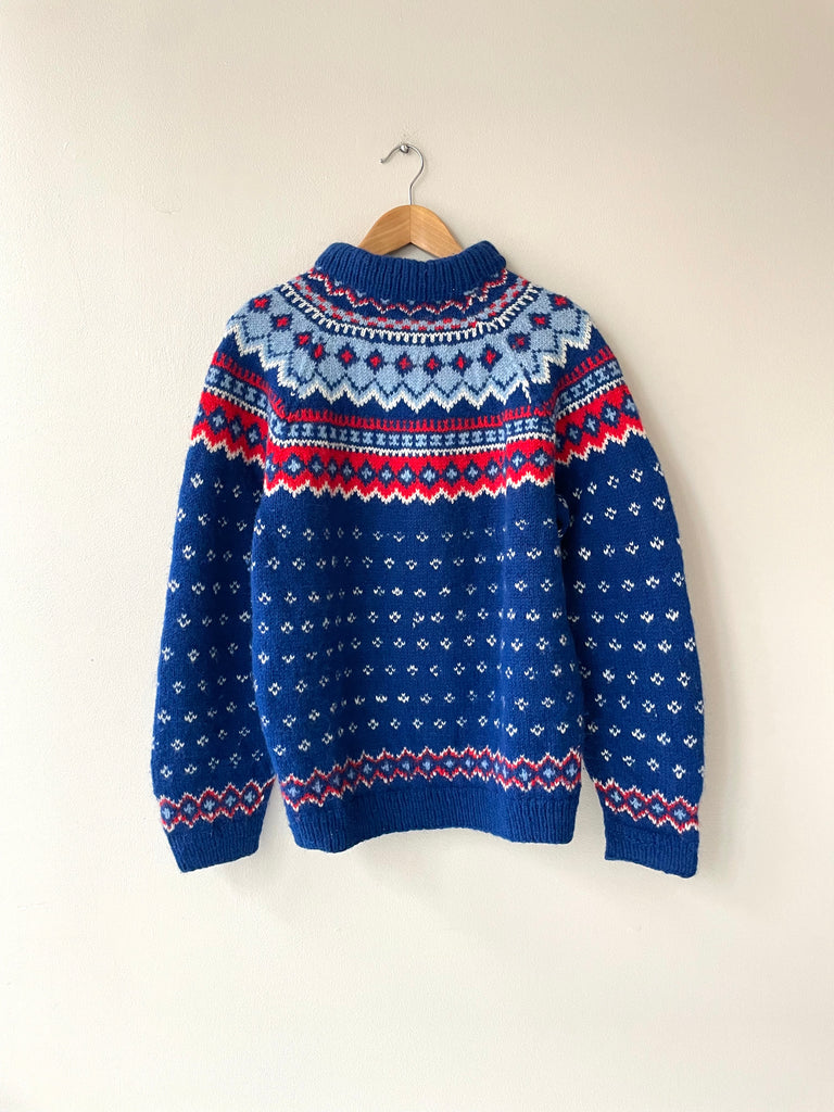 Handknit Wool Fair Isle | 1960s