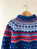 Handknit Wool Fair Isle | 1960s