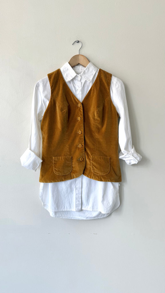 Dijon Velvet Vest | 1960s