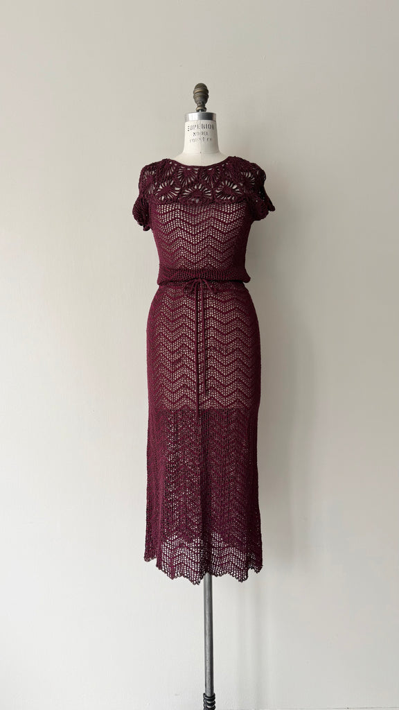 Nepenthe Crochet Dress | 1970s