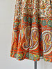 Indian Cotton Circle Skirt | 1950s
