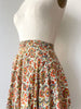 Indian Cotton Circle Skirt | 1950s