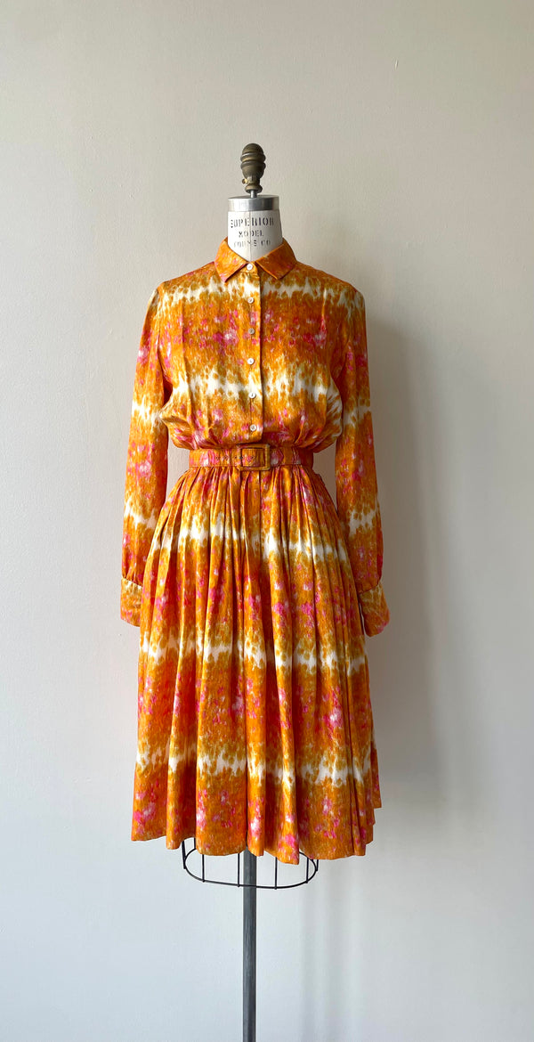Anne Fogarty Silk Dress | 1950s