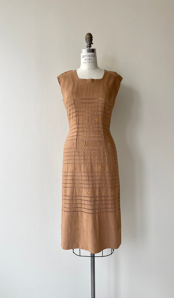 Nanotte Linen Dress | 1950s