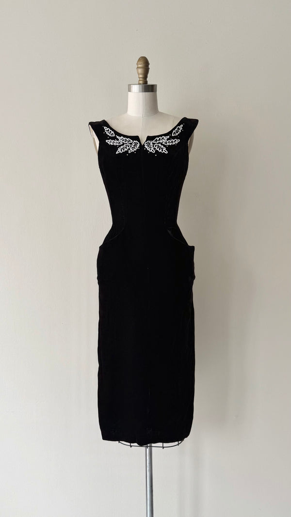 Claudia Young Velvet Dress | 1950s