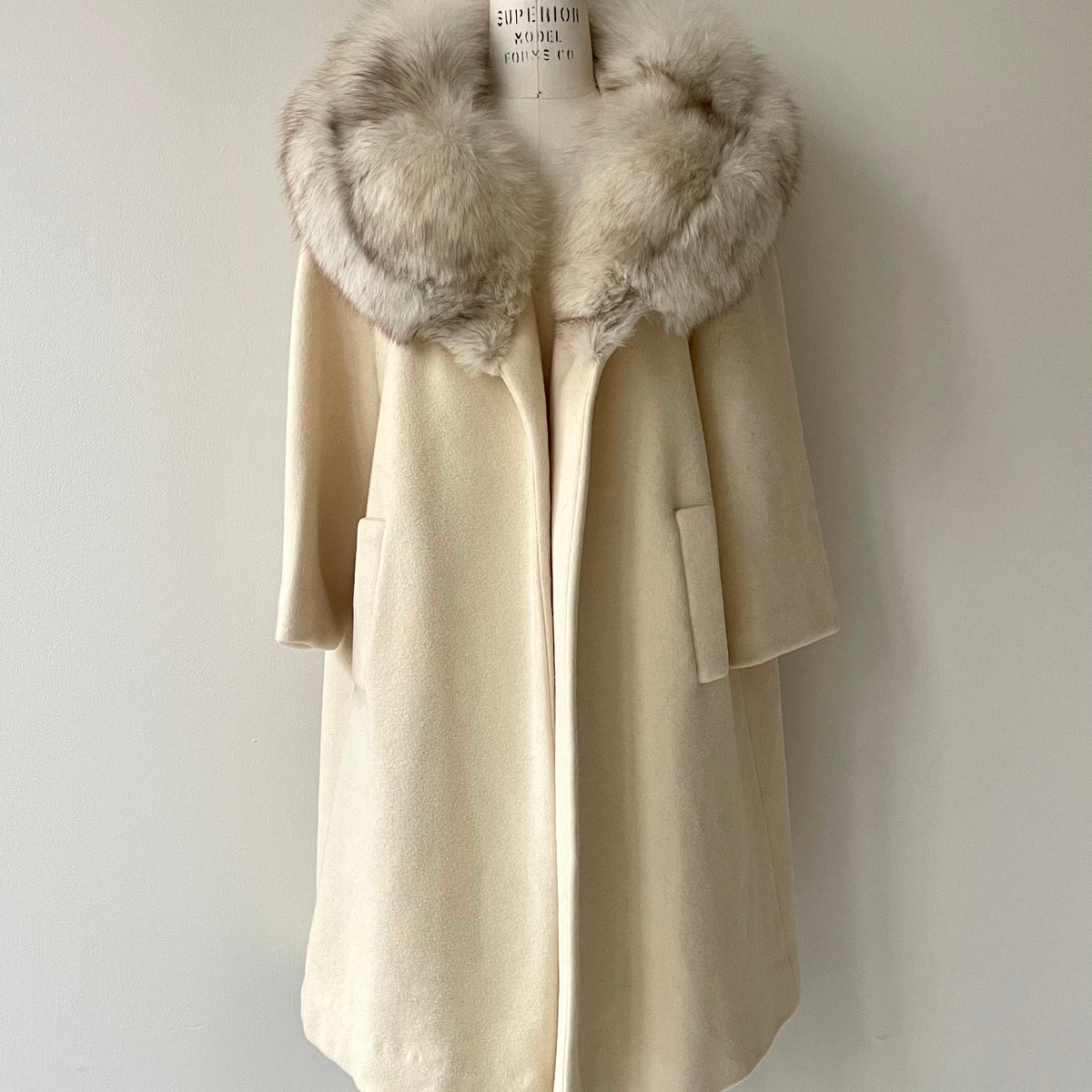 Lilli Ann Fox Fur & Wool Coat | 1950s – DEAR GOLDEN