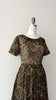 Autumn Paisley Dress | 1950s