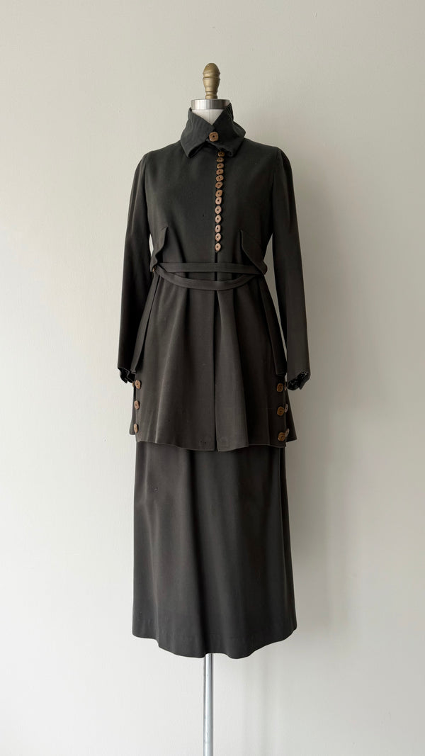 Edwardian Wool Walking Suit | 1910s