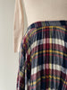 Rep Plaid Maxi Skirt | 1970s